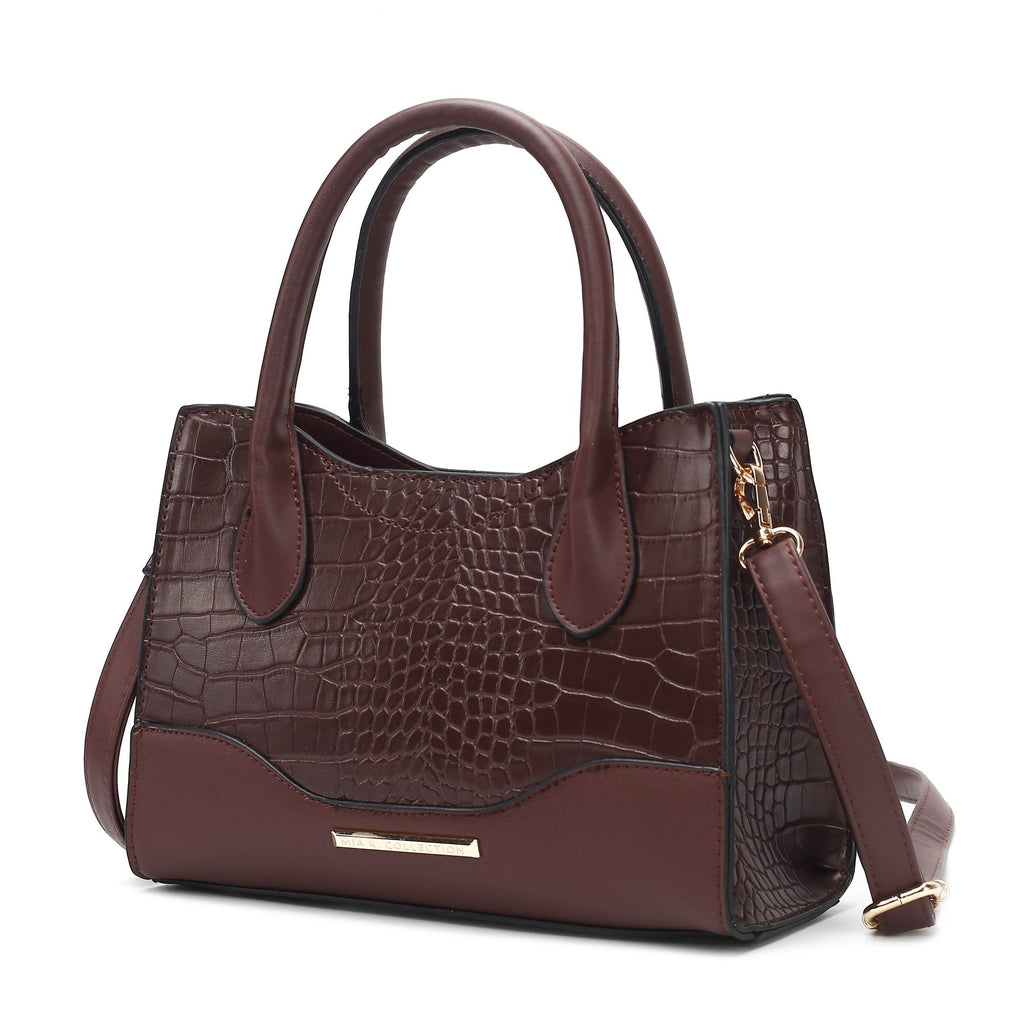 MKF Collection Gili Crocodile Embossed Vegan Leather Women Tote Bag by Mia K