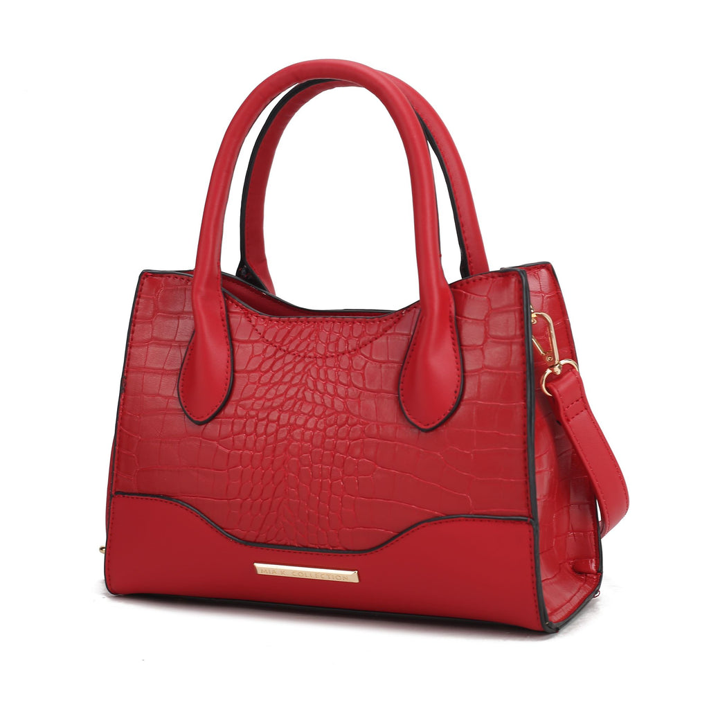 MKF Collection Gili Crocodile Embossed Vegan Leather Women Tote Bag by Mia K
