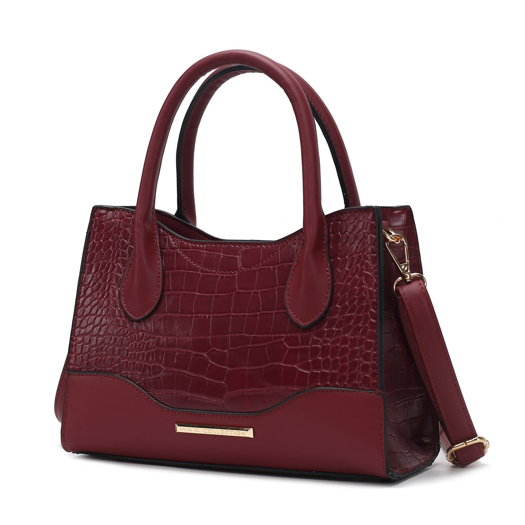 MKF Collection Gili Crocodile Embossed Vegan Leather Women Tote Bag by Mia K