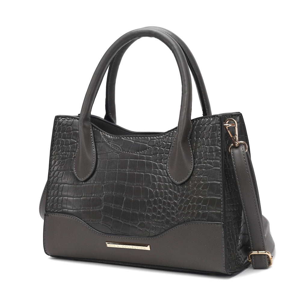 MKF Collection Gili Crocodile Embossed Vegan Leather Women Tote Bag by Mia K