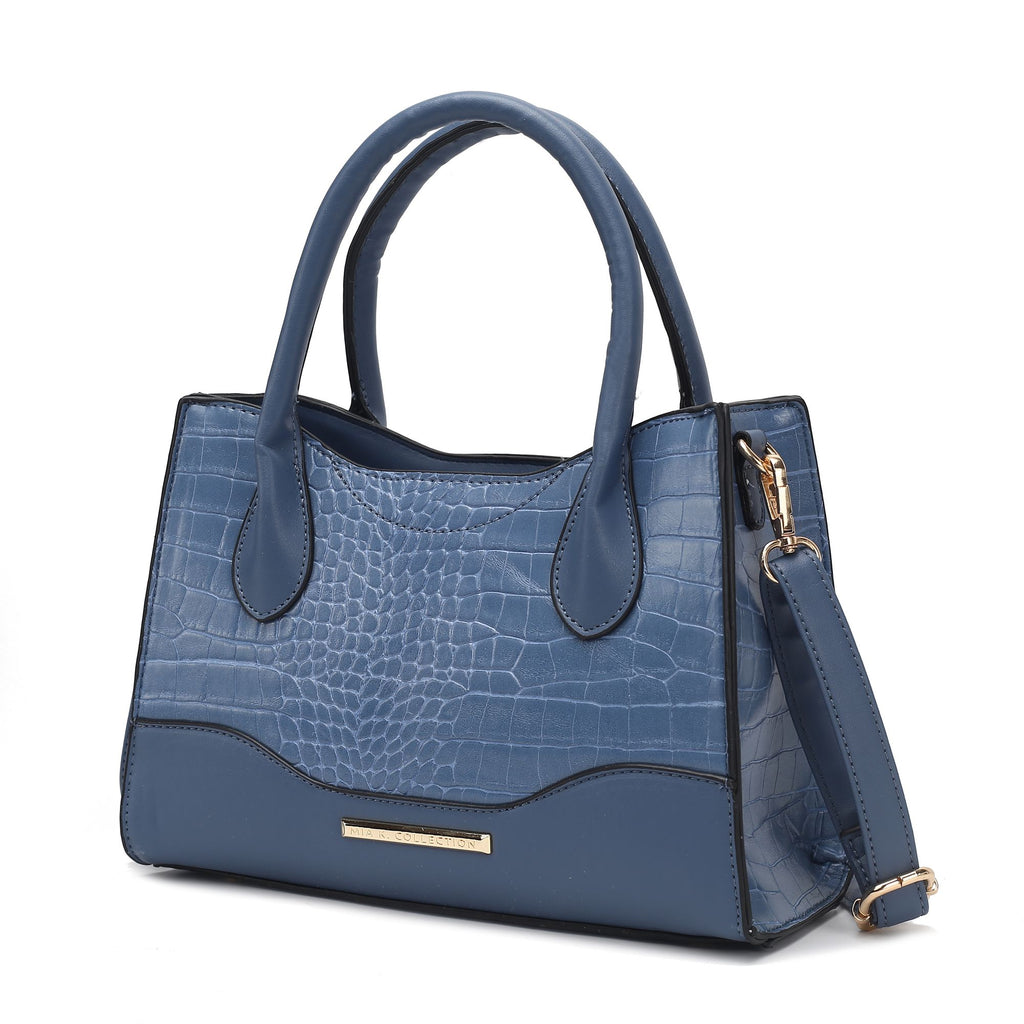 MKF Collection Gili Crocodile Embossed Vegan Leather Women Tote Bag by Mia K