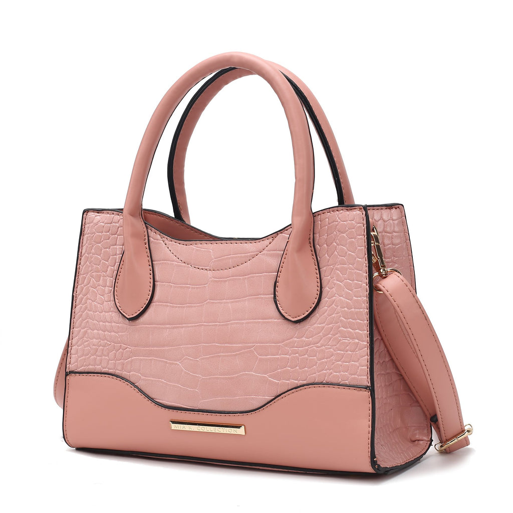 MKF Collection Gili Crocodile Embossed Vegan Leather Women Tote Bag by Mia K