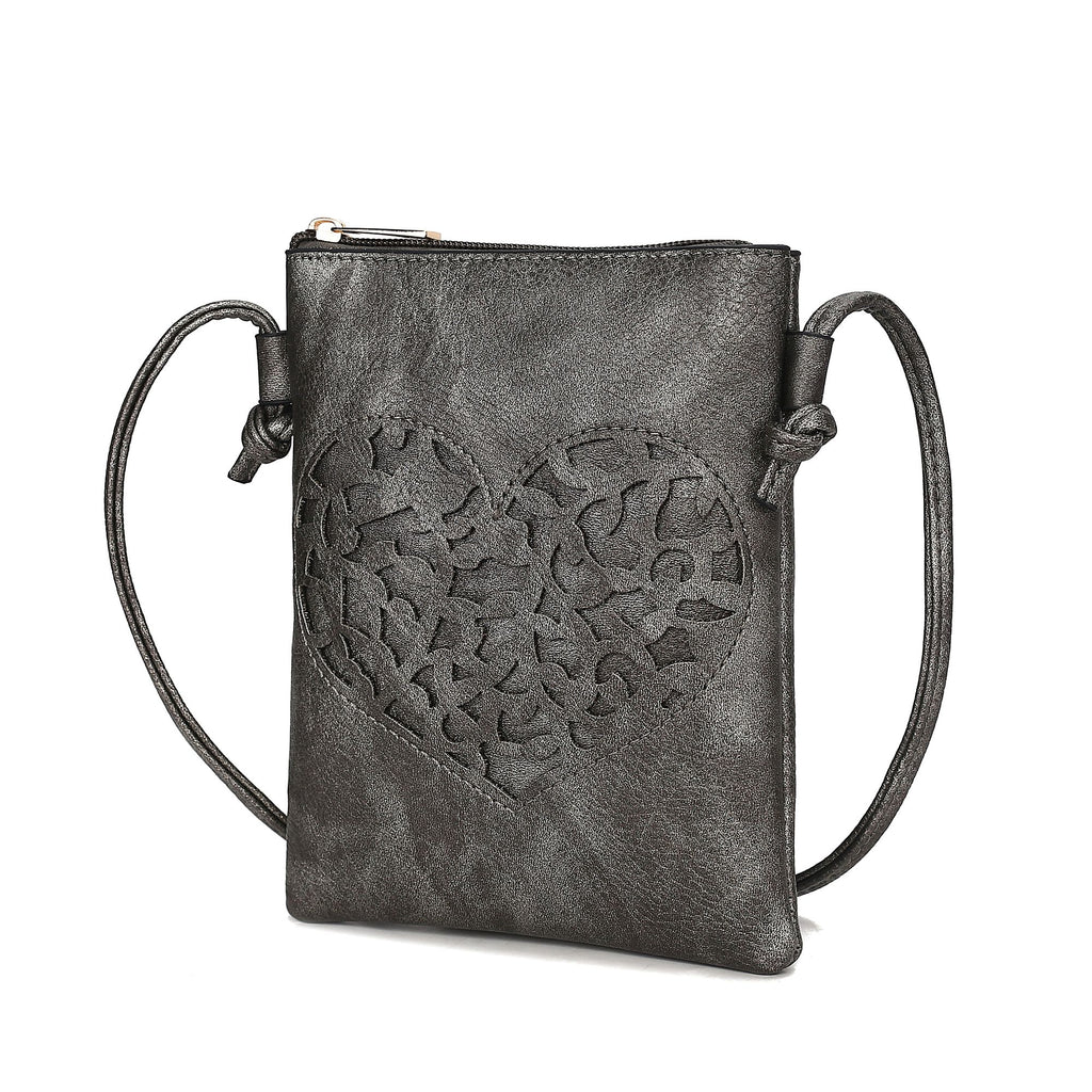 MKF Collection Heartly Crossbody Handbag Women by Mia K