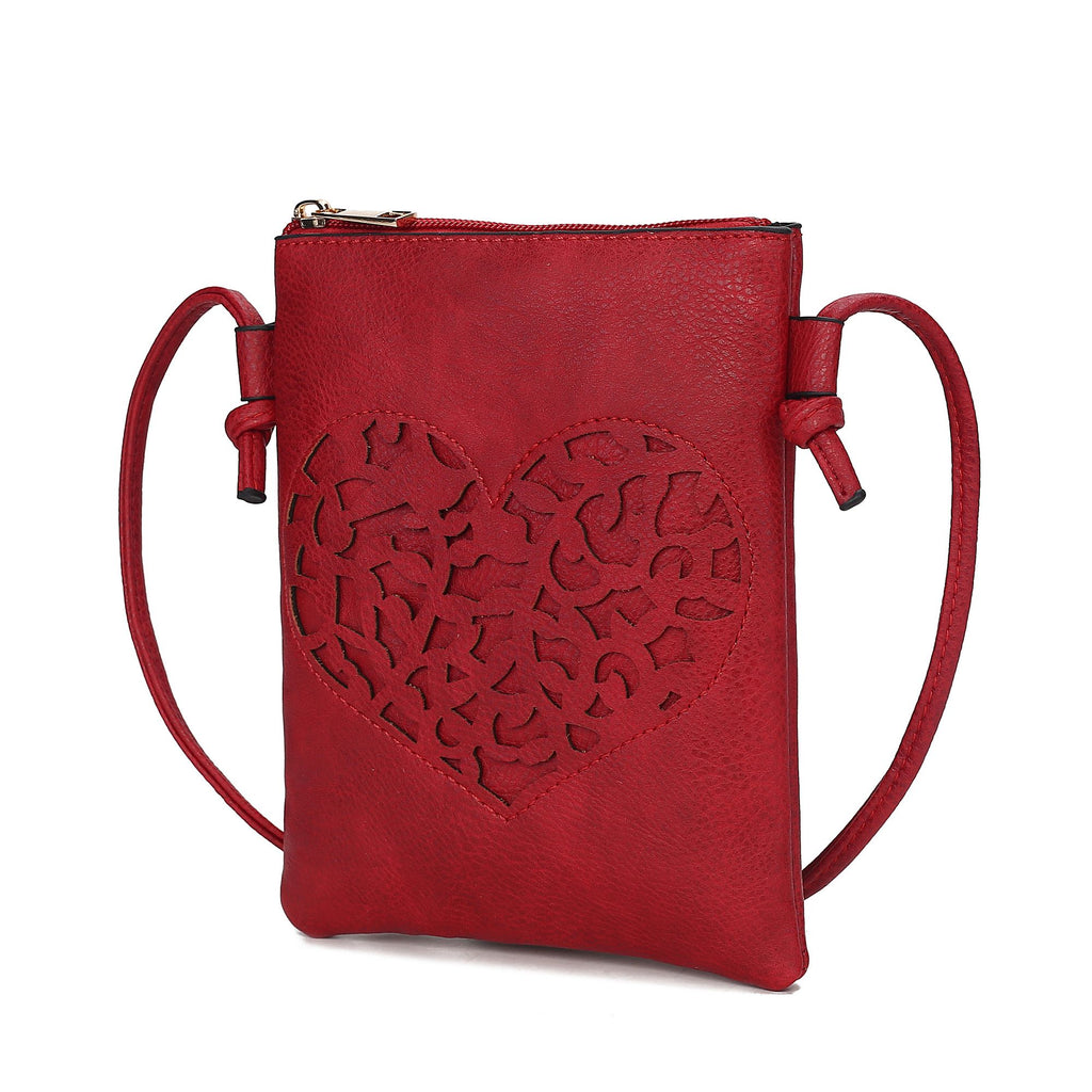 MKF Collection Heartly Crossbody Handbag Women by Mia K
