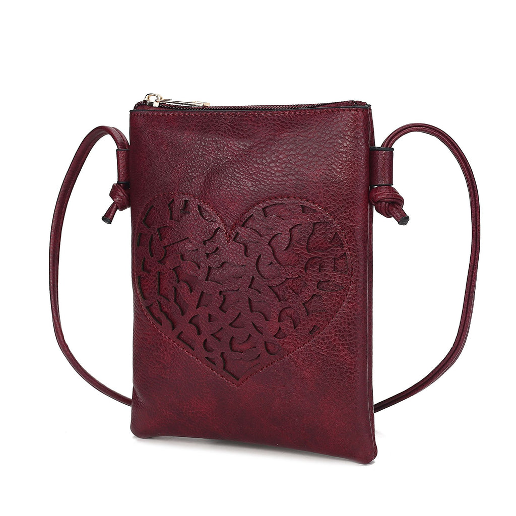 MKF Collection Heartly Crossbody Handbag Women by Mia K