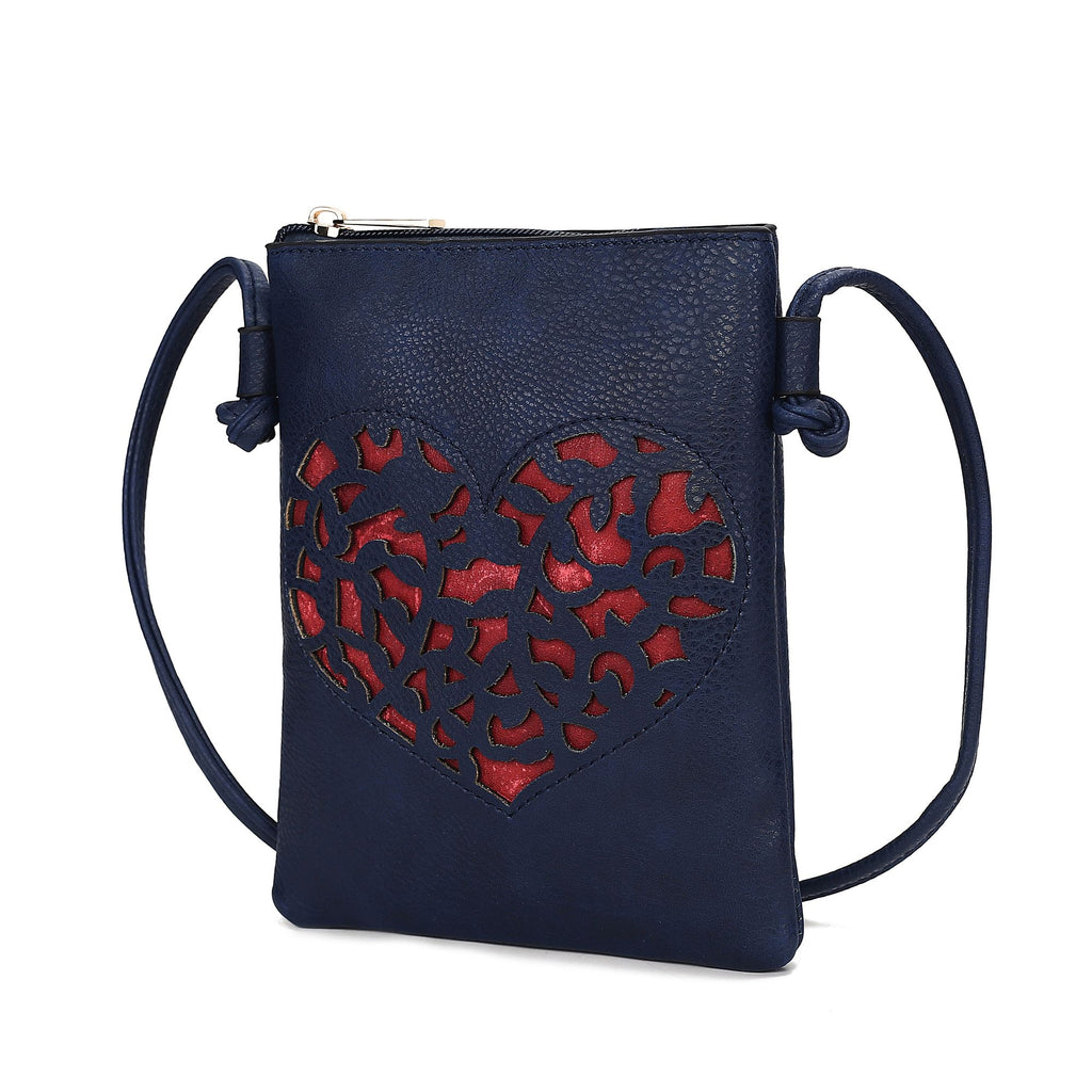 MKF Collection Heartly Crossbody Handbag Women by Mia K