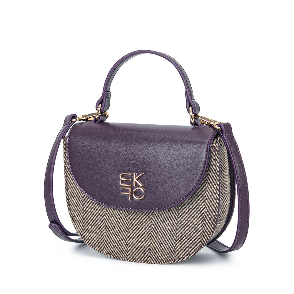 MKF Collection Heloise Crossbody Women's Handbag Herringbone Purse by Mia K