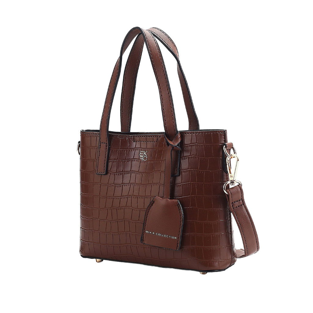MKF Collection Isolde crocodile embossed Tote Bag by Mia K