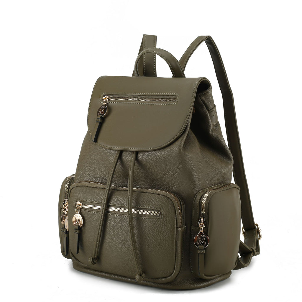 MKF Collection Ivanna Oversize Backpack Purse Vegan Leather Womens by Mia k