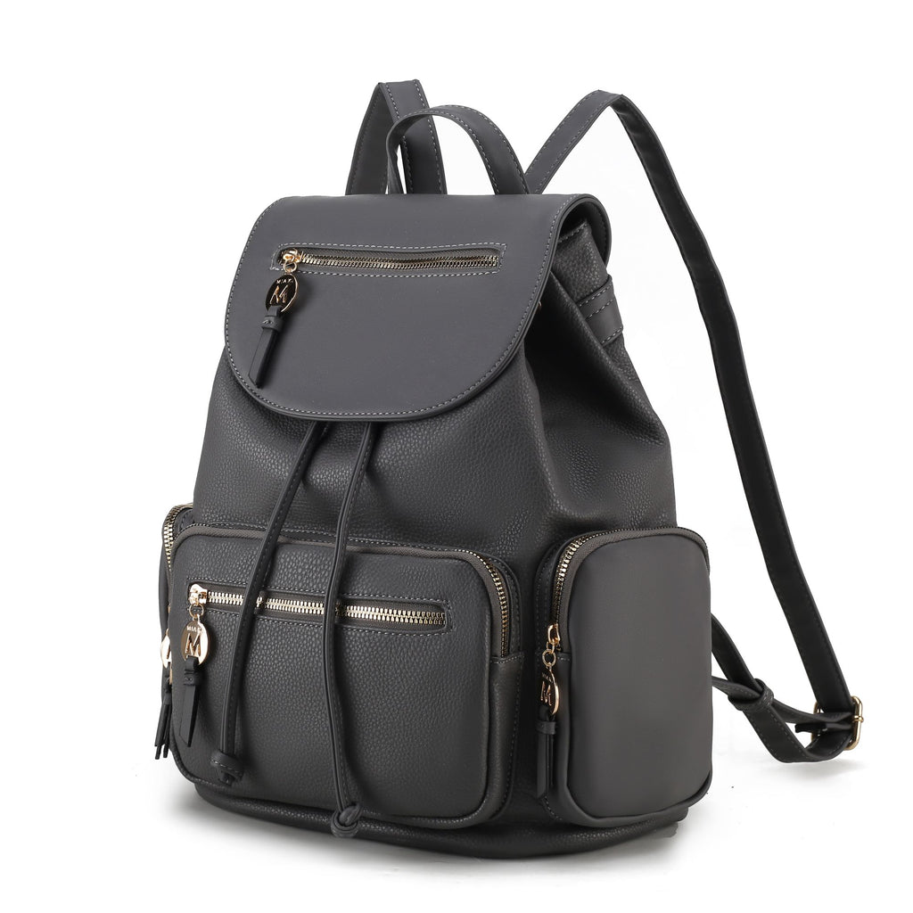 MKF Collection Ivanna Oversize Backpack Purse Vegan Leather Womens by Mia k