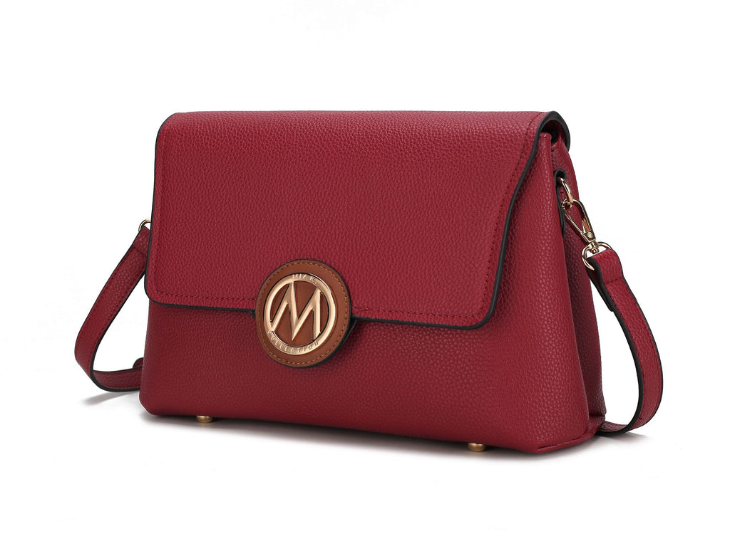 MKF Collection Johanna Multi Compartment Crossbody Bag by Mia K