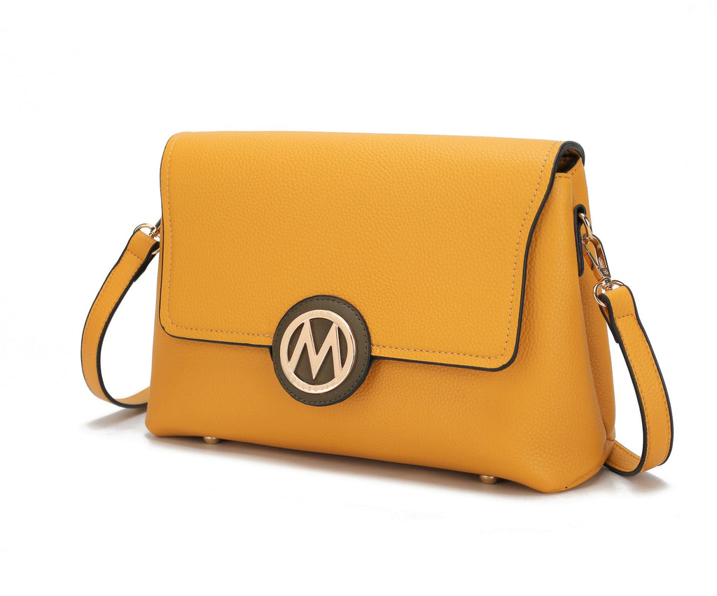 MKF Collection Johanna Multi Compartment Crossbody Bag by Mia K