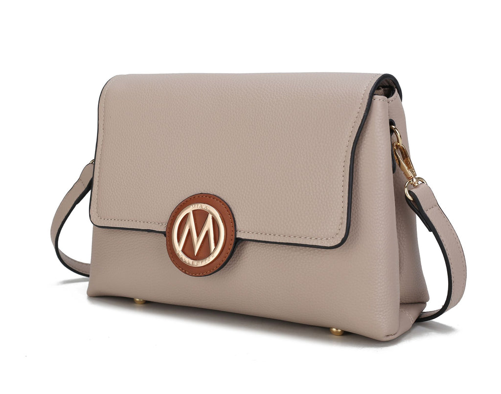 MKF Collection Johanna Multi Compartment Crossbody Bag by Mia K