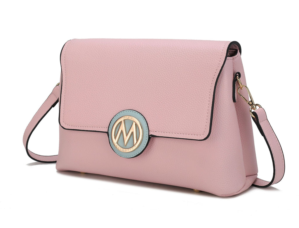MKF Collection Johanna Multi Compartment Crossbody Bag by Mia K