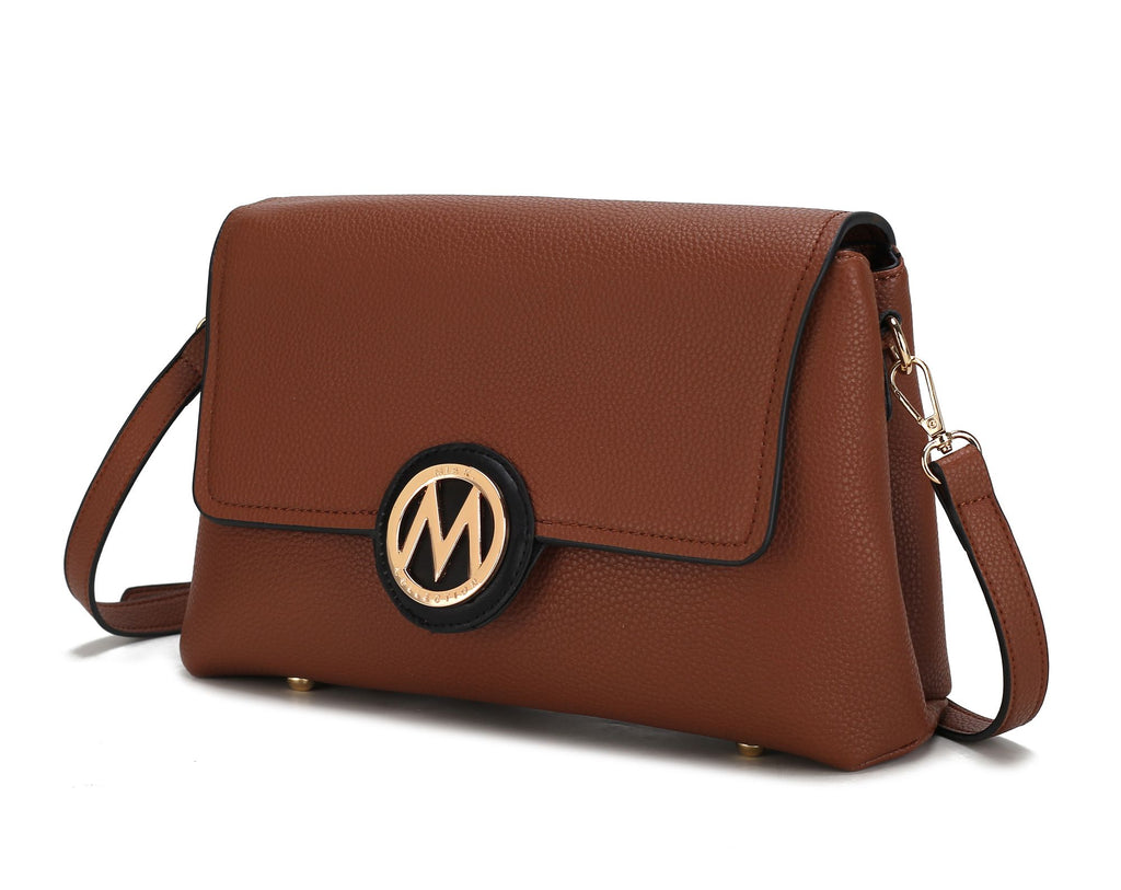 MKF Collection Johanna Multi Compartment Crossbody Bag by Mia K