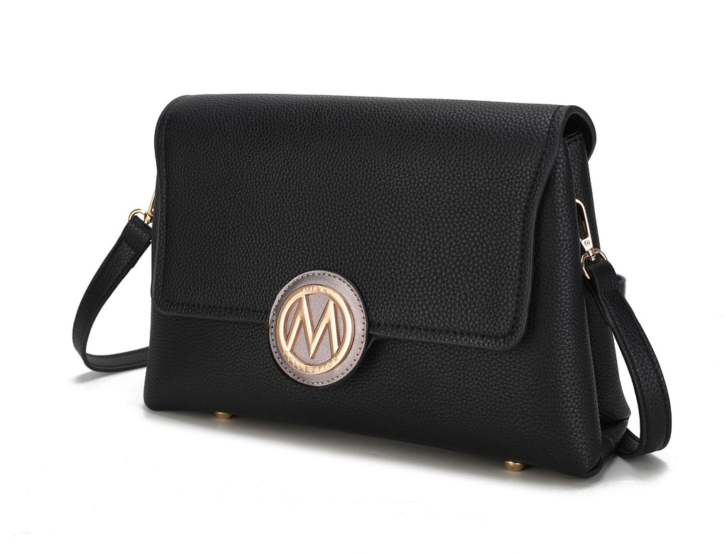 MKF Collection Johanna Multi Compartment Crossbody Bag by Mia K