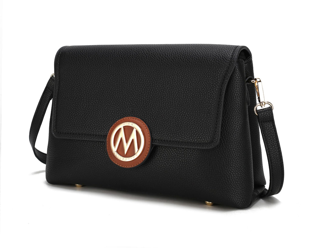 MKF Collection Johanna Multi Compartment Crossbody Bag by Mia K