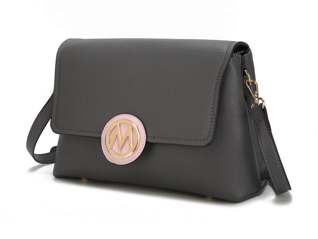 MKF Collection Johanna Multi Compartment Crossbody Bag by Mia K