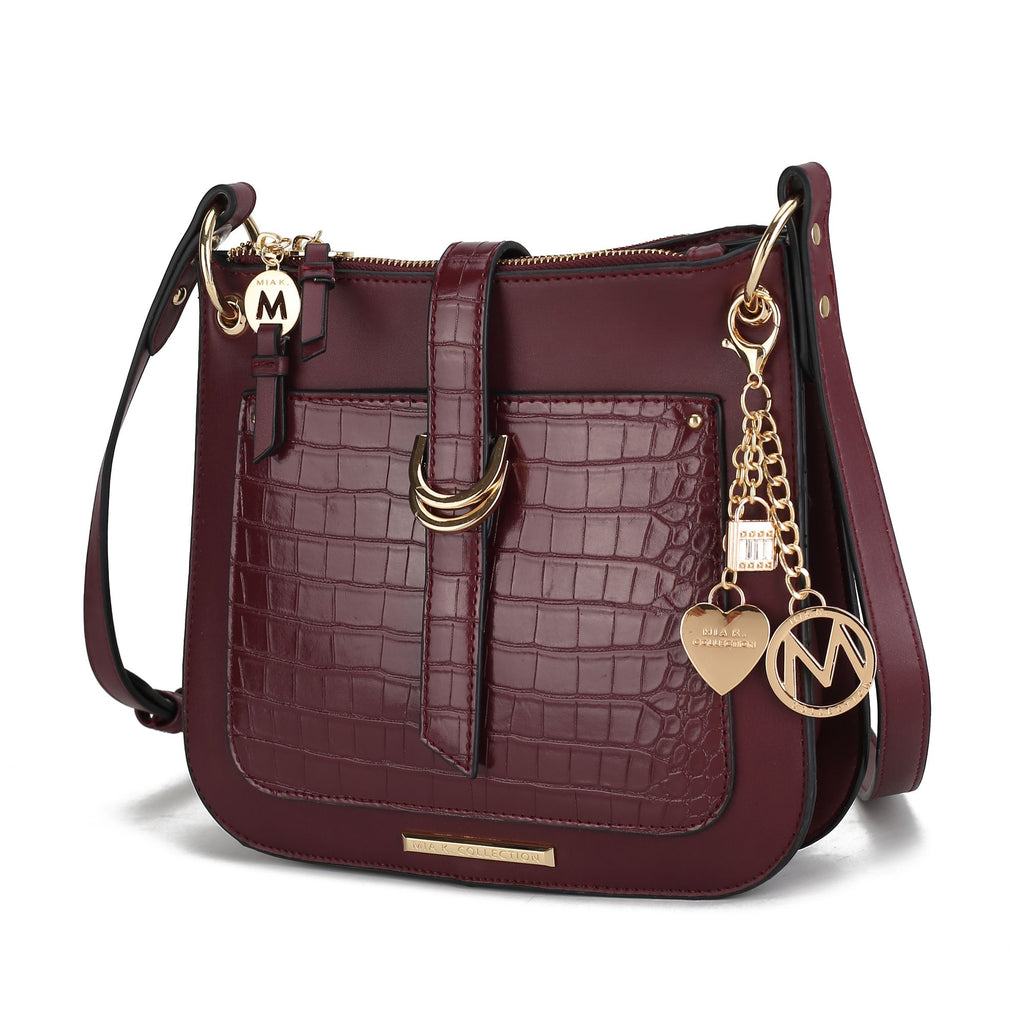 MKF Collection Kiltienne Crossbody Handbag Vegan Leather Women by Mia K