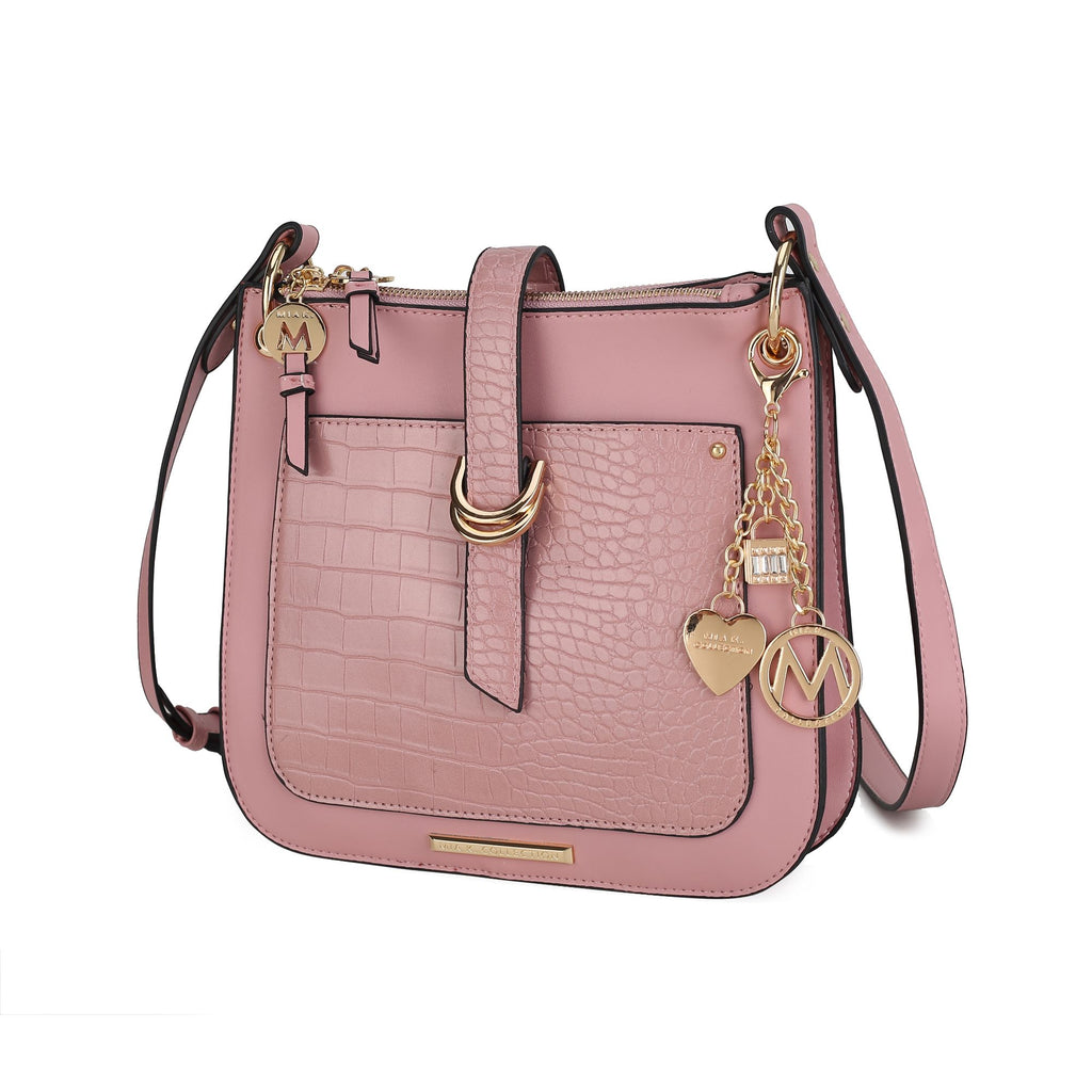 MKF Collection Kiltienne Crossbody Handbag Vegan Leather Women by Mia K