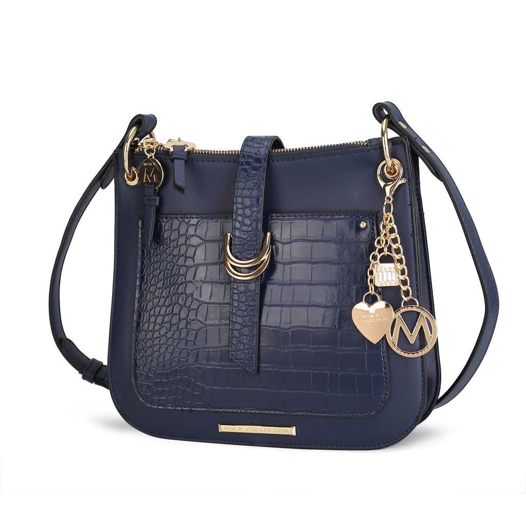 MKF Collection Kiltienne Crossbody Handbag Vegan Leather Women by Mia K
