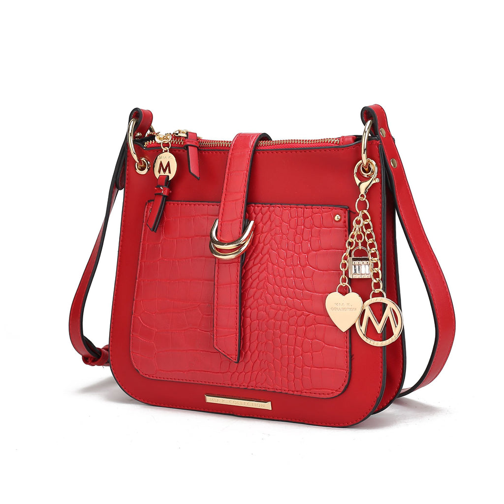 MKF Collection Kiltienne Crossbody Handbag Vegan Leather Women by Mia K