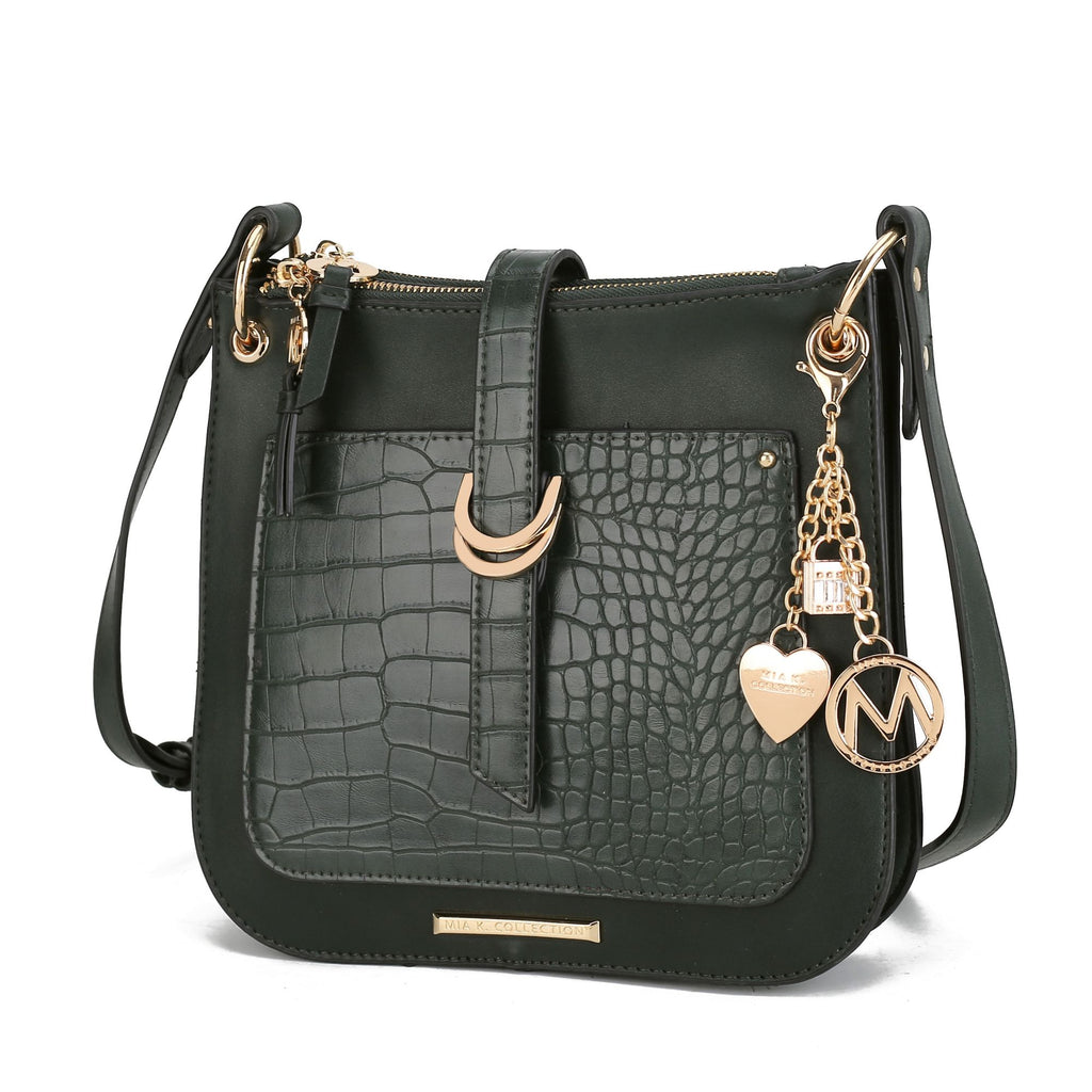 MKF Collection Kiltienne Crossbody Handbag Vegan Leather Women by Mia K