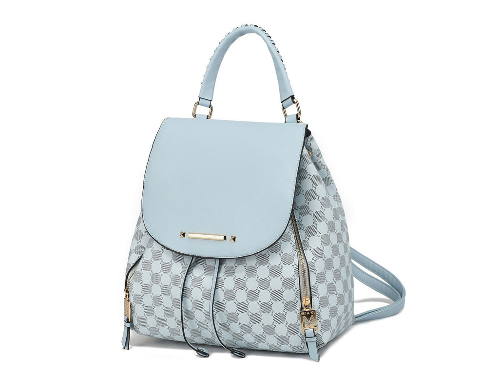 MKF Collection Kimberly Backpack Circular Print Tote Bag by Mia K