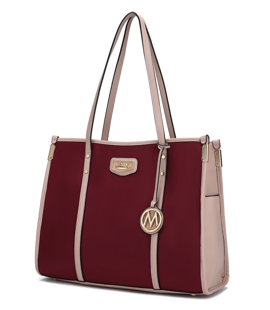 MKF Collection Kindred Oversize Tote Handbag Vegan Leather For Women by Mia k
