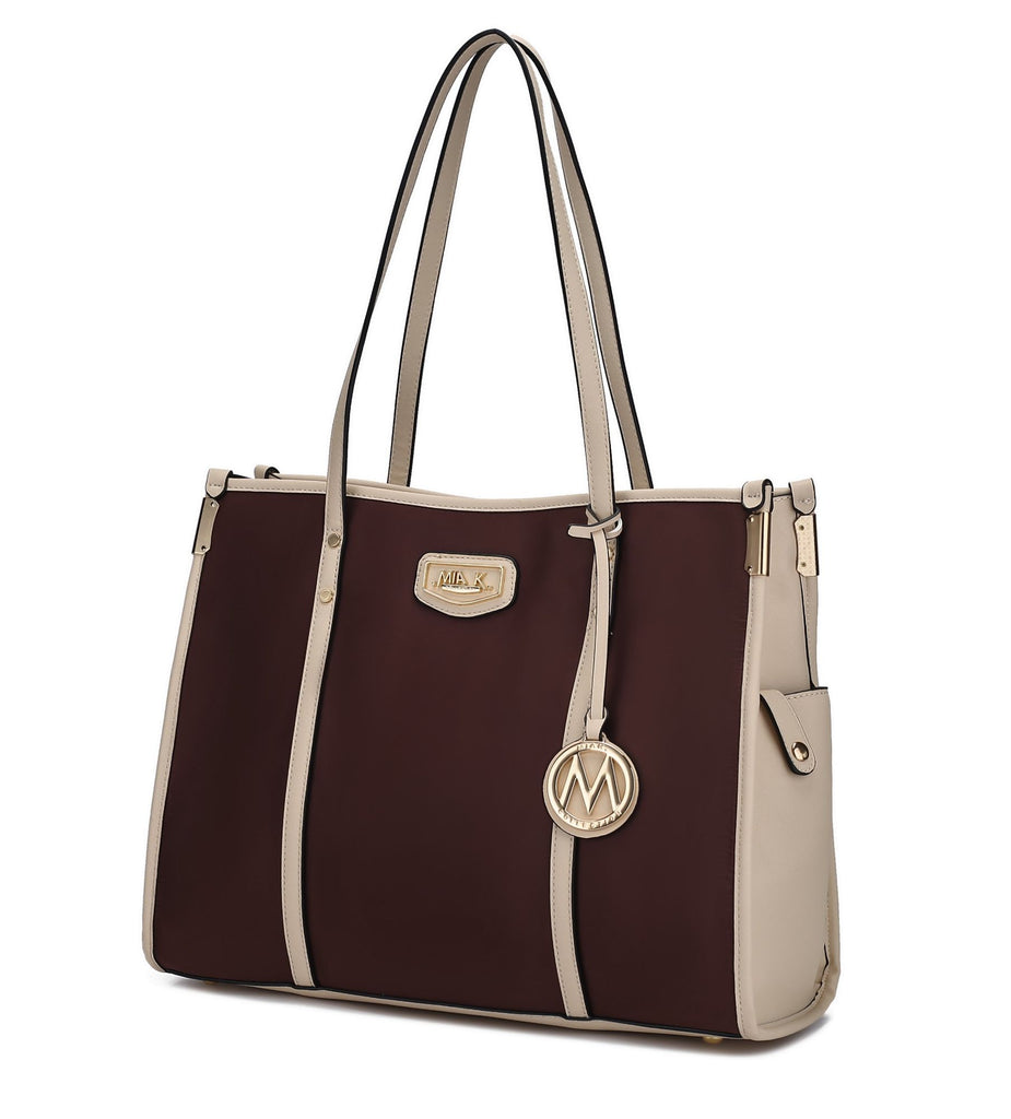 MKF Collection Kindred Oversize Tote Handbag Vegan Leather For Women by Mia k