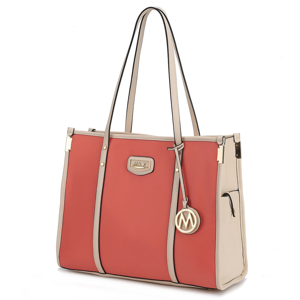 MKF Collection Kindred Oversize Tote Handbag Vegan Leather For Women by Mia k