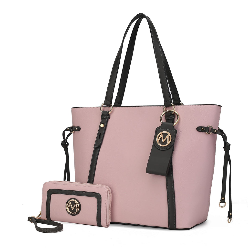 MKF Collection Kioea Tote with Wallet & Detachable Key Ring Set by Mia K