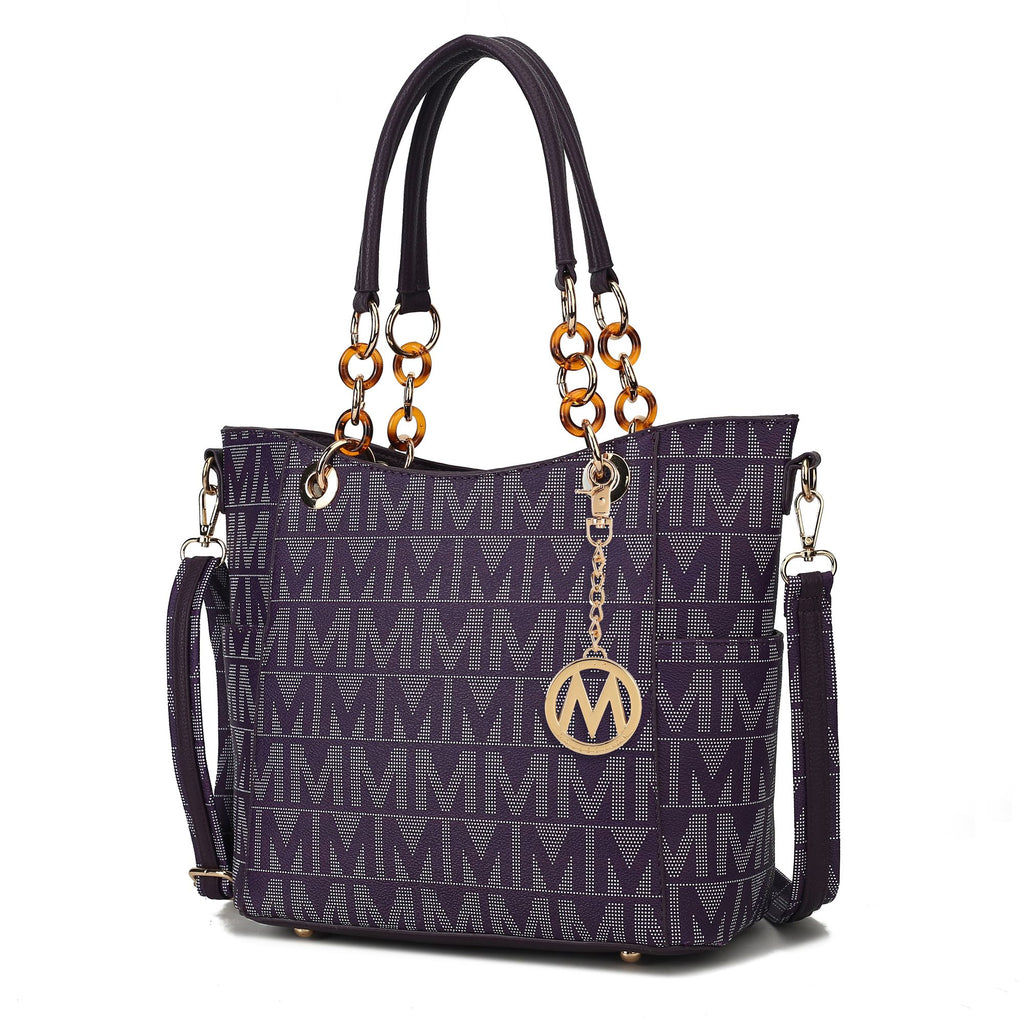 MKF Collection Kissaten Milan M Signature Tote Handbag by Mia k