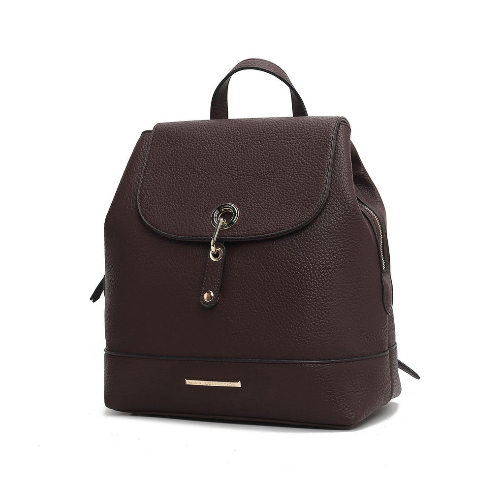 MKF Collection Laura Vegan Leather Backpack by Mia K