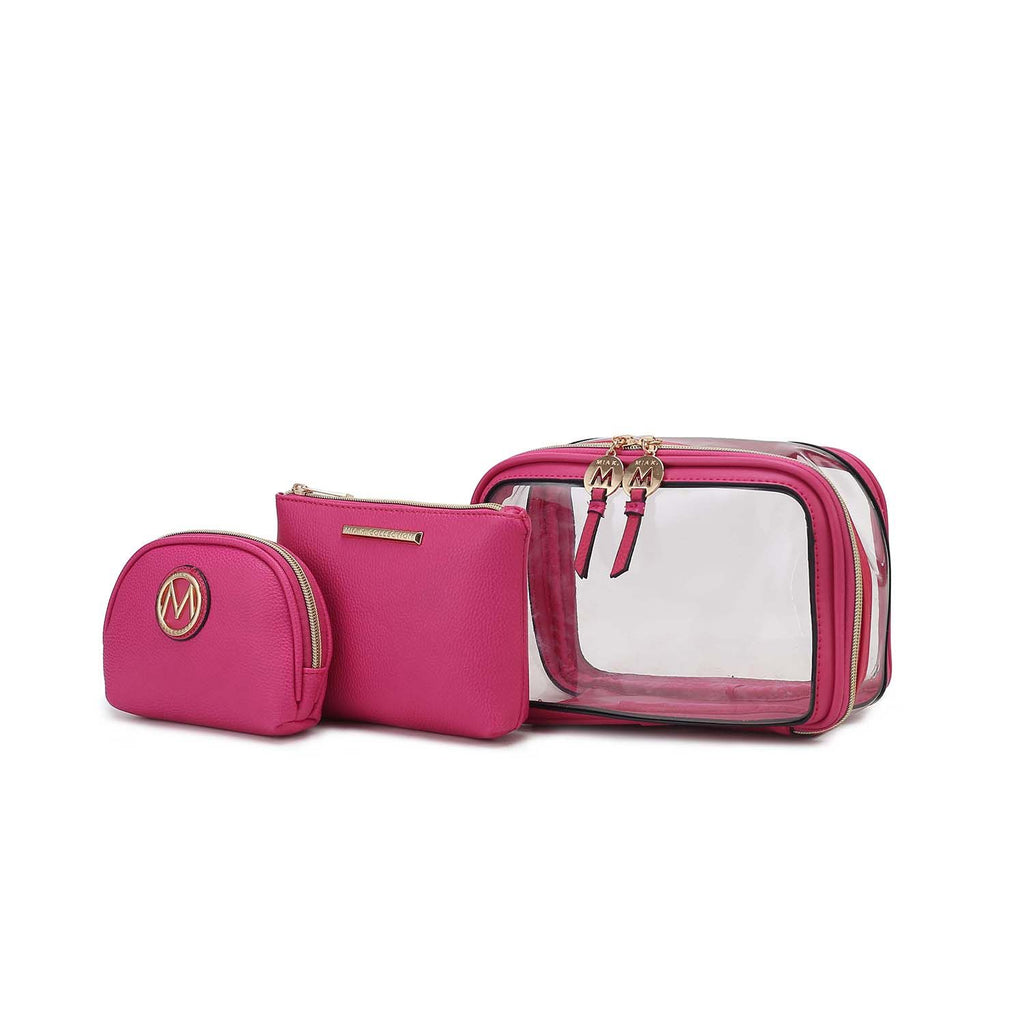 MKF Collection Laura Women's 10-Piece Luxe Cosmetic Set by Mia K.