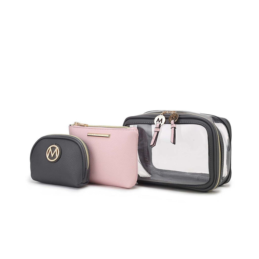 MKF Collection Laura Women's 10-Piece Luxe Cosmetic Set by Mia K.