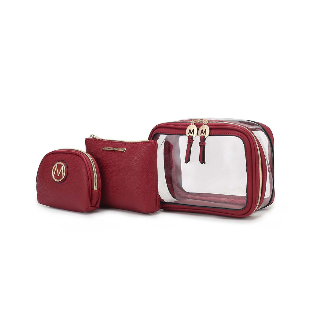 MKF Collection Laura Women's 10-Piece Luxe Cosmetic Set by Mia K.