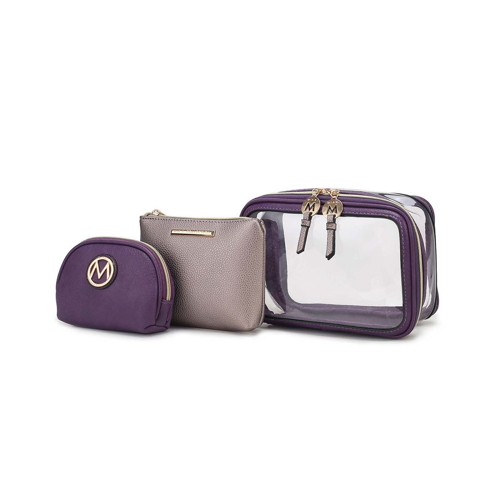 MKF Collection Laura Women's 10-Piece Luxe Cosmetic Set by Mia K.