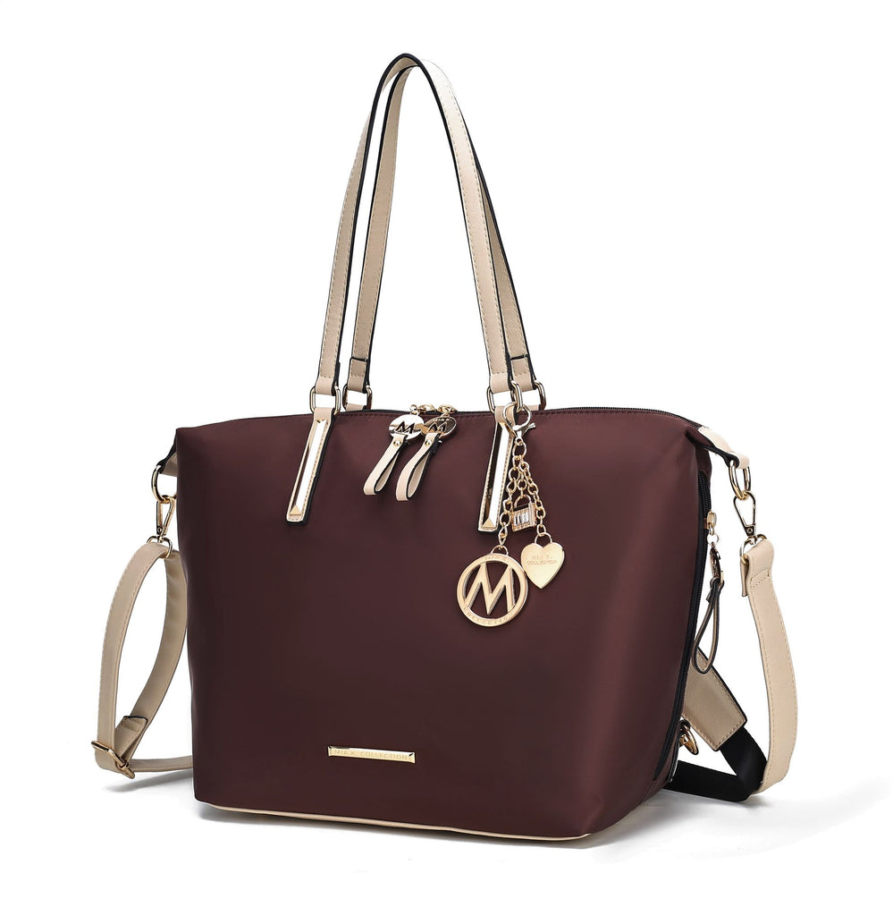 MKF Collection Layla Women's Tote Bag Convertible In Backpack By Mia K