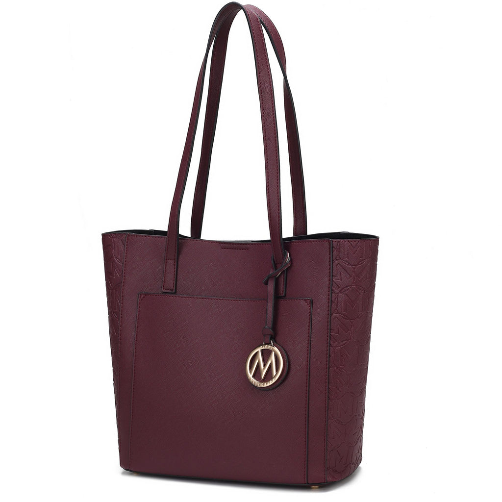 MKF Collection Lea Tote Handbag Vegan Leather Women by Mia k