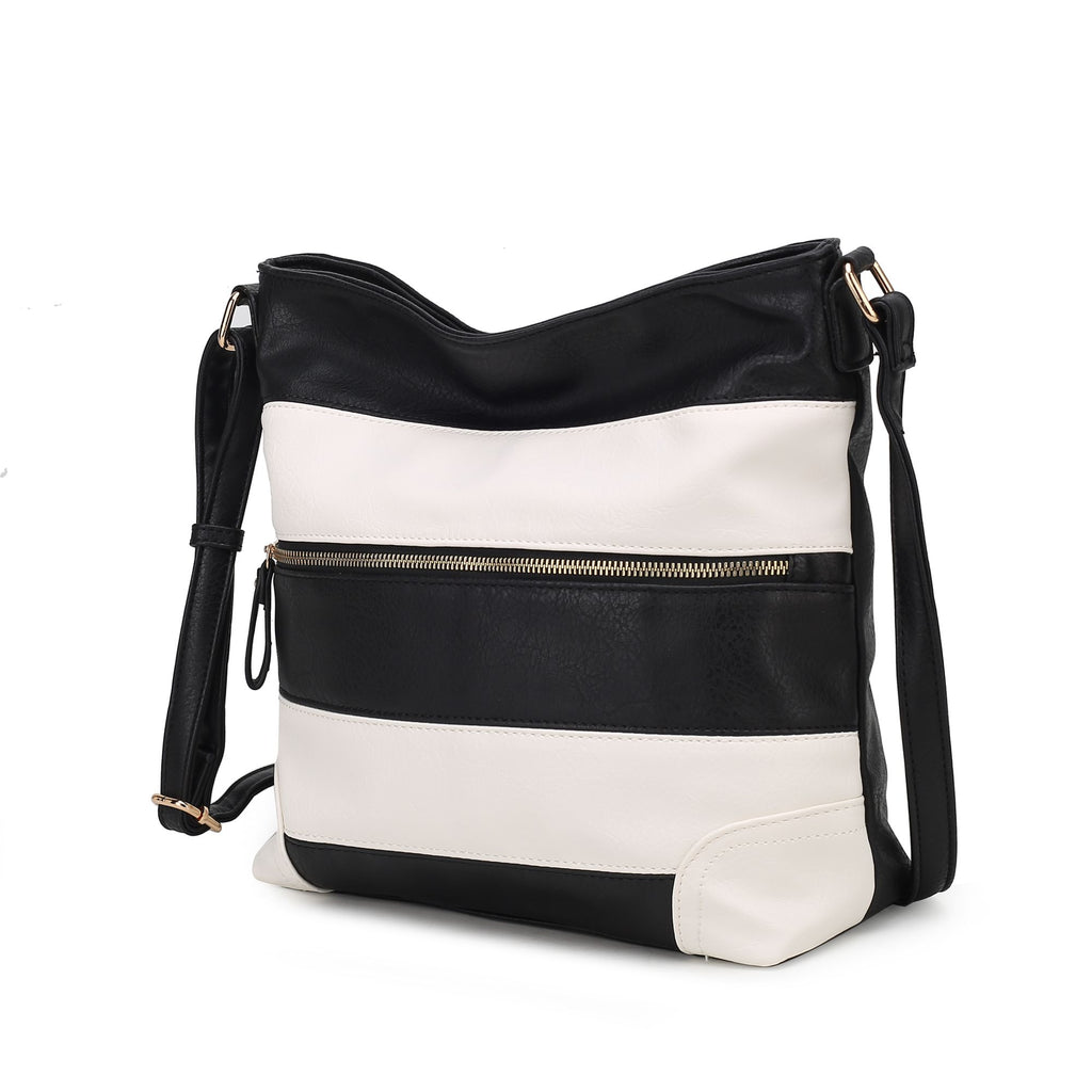 MKF Collection Leighton Shoulder Handbag Vegan Leather Crossover Womens by Mia k