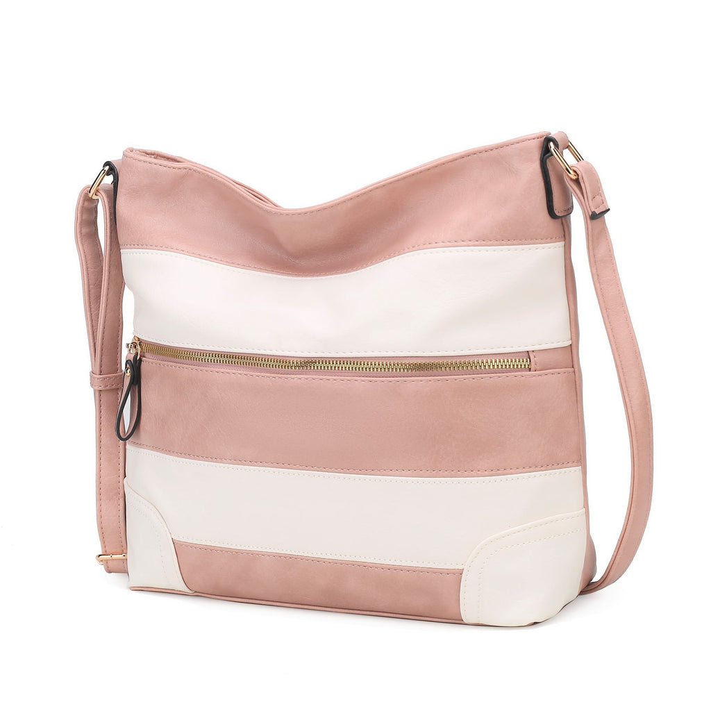 MKF Collection Leighton Shoulder Handbag Vegan Leather Crossover Womens by Mia k