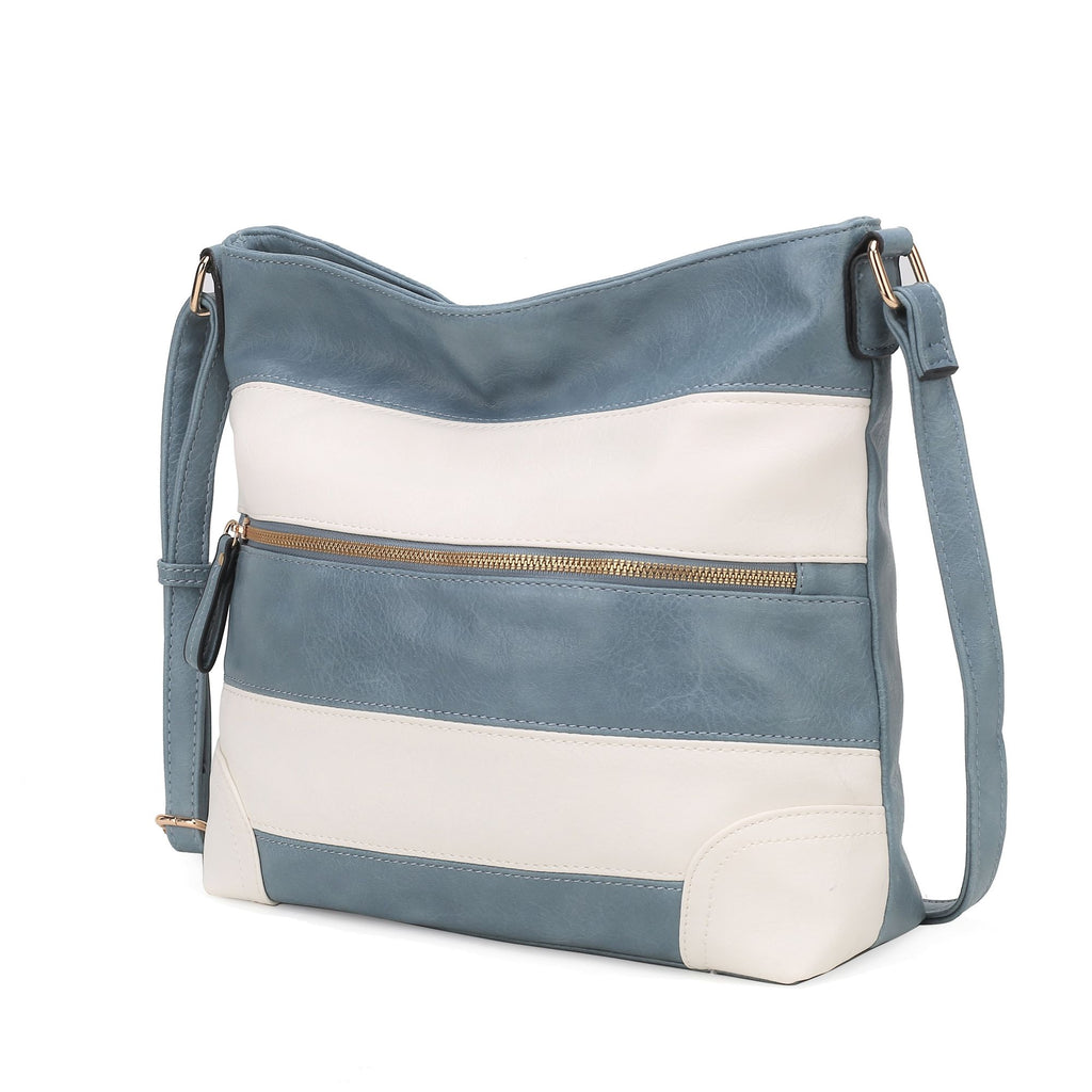 MKF Collection Leighton Shoulder Handbag Vegan Leather Crossover Womens by Mia k