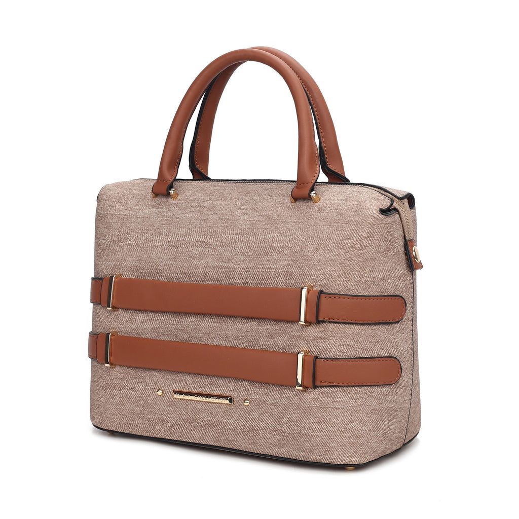 MKF Collection Leila Women's Colorblock  Tote Bag by Mia K