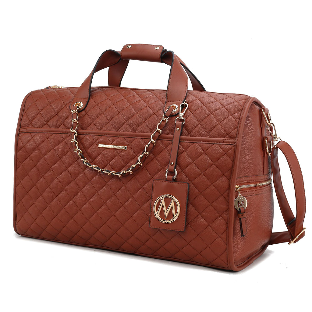MKF Collection Lexie Vegan Leather Women Duffle by Mia K