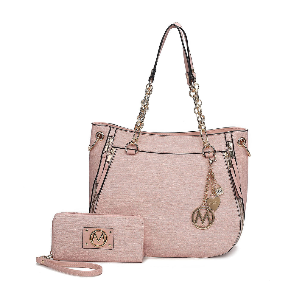 MKF Collection Lina Tote Bag and Wallet set by Mia K
