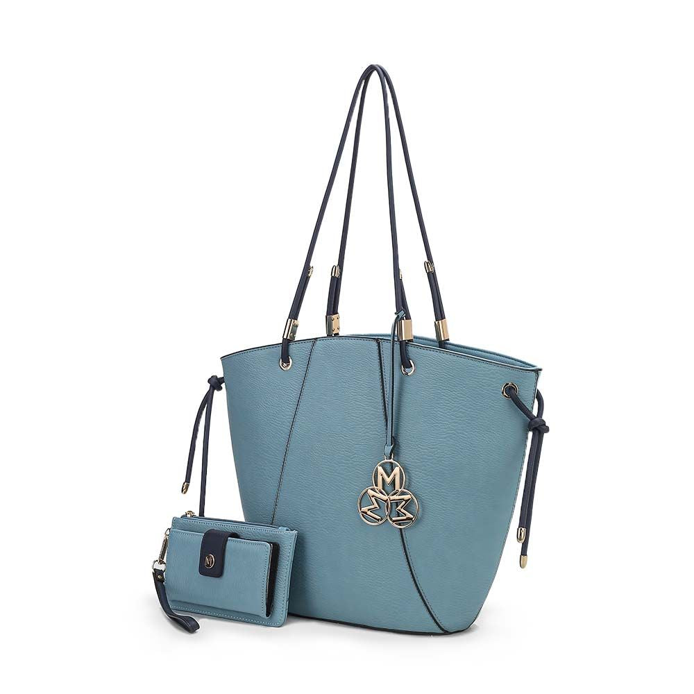 MKF Collection Liv Tote and Wallet Set Fashion Handbag by Mia K.