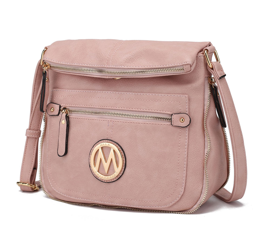 MKF Collection Luciana Crossbody Bag Vegan Leather Women by Mia K