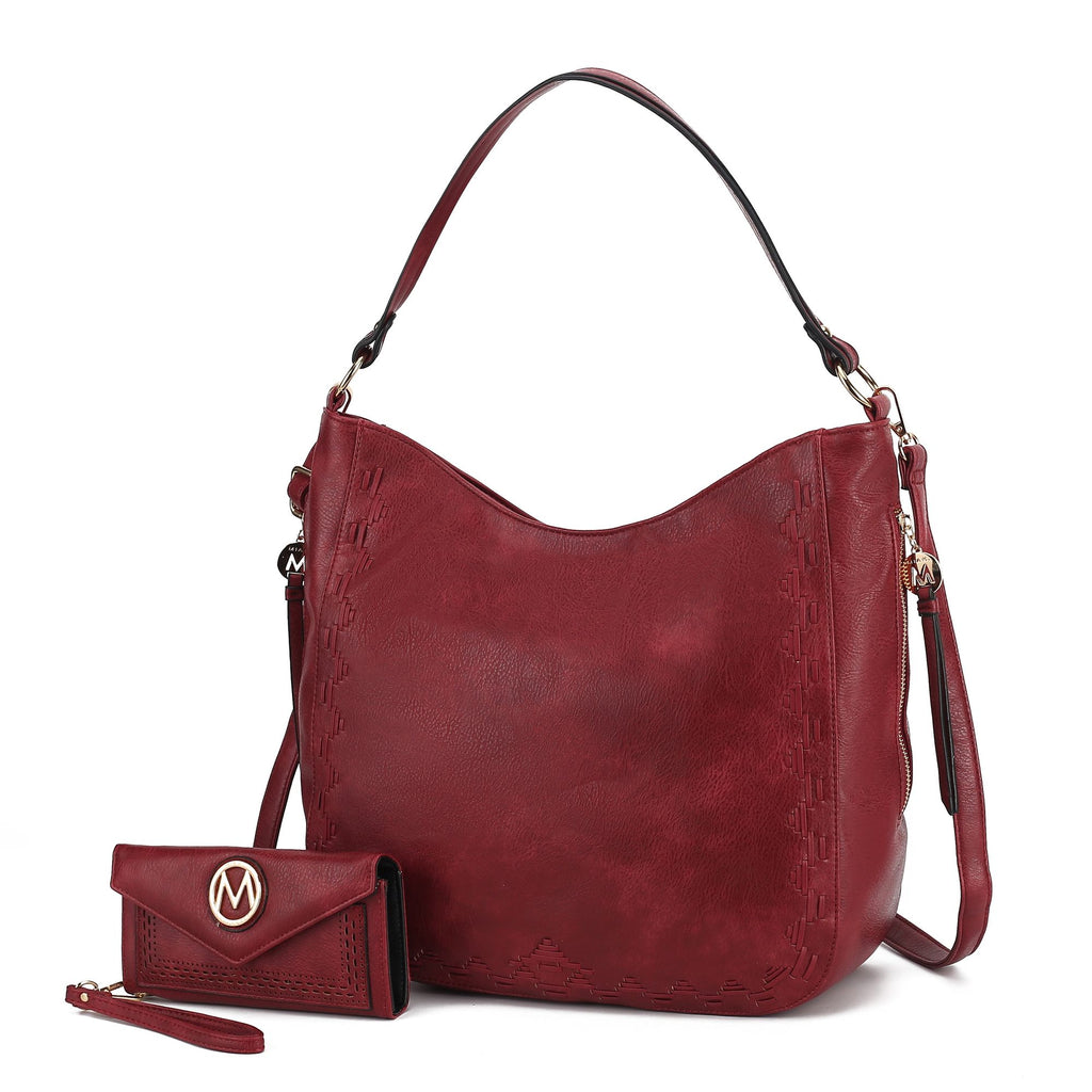 MKF Collection Lucille Shoulder Handbag and Wallet by Mia k