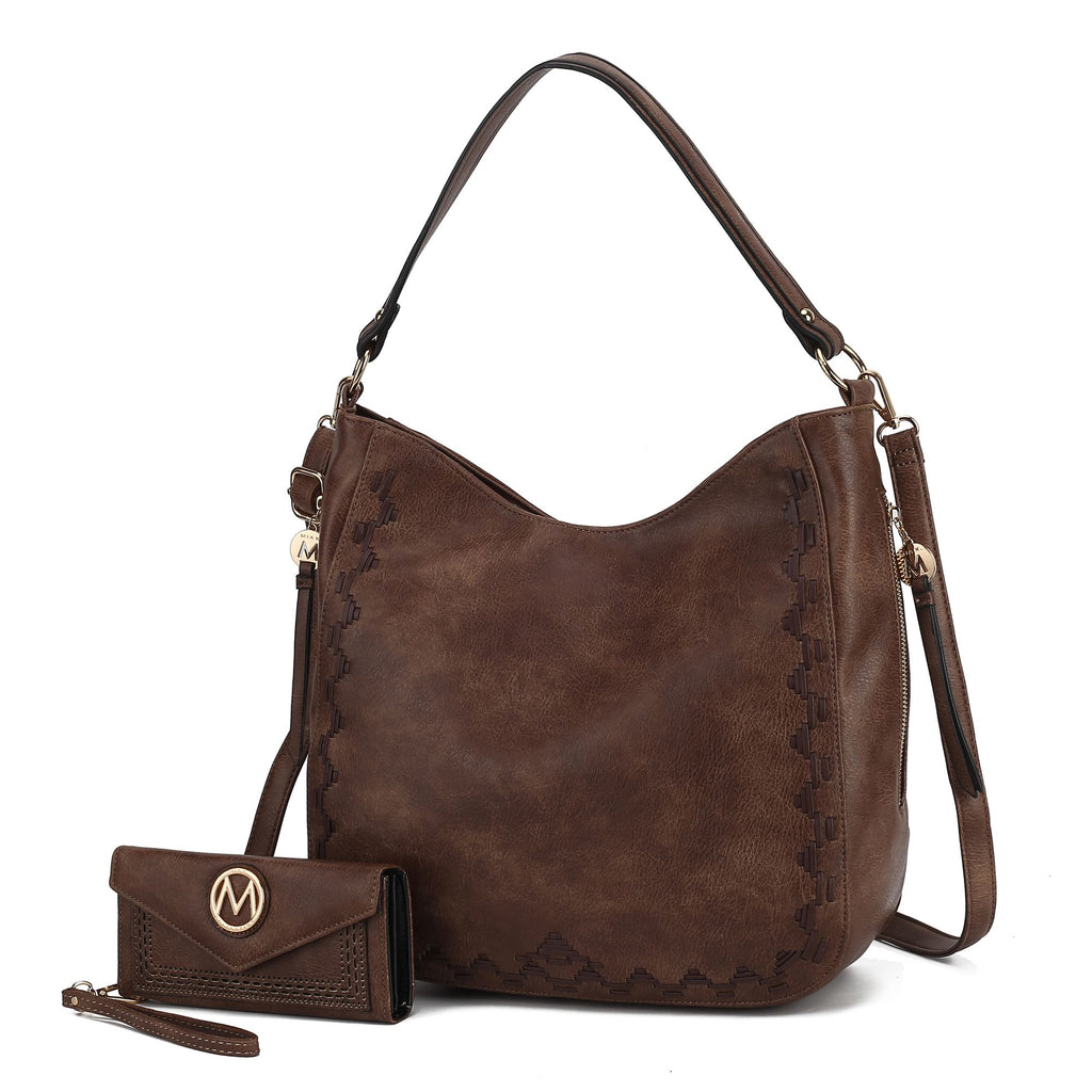 MKF Collection Lucille Shoulder Handbag and Wallet by Mia k